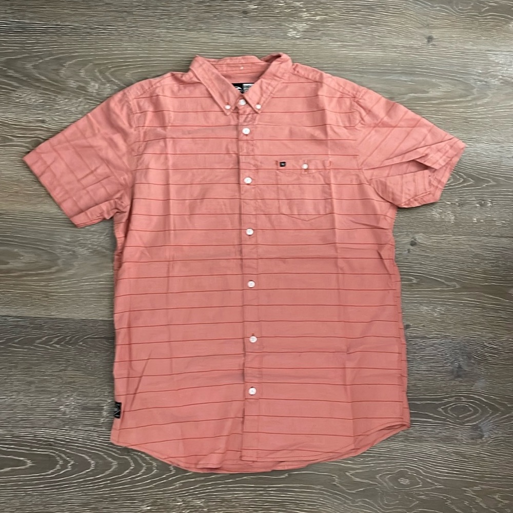 Coral - Slim Fit RipCurl Button Down (L)